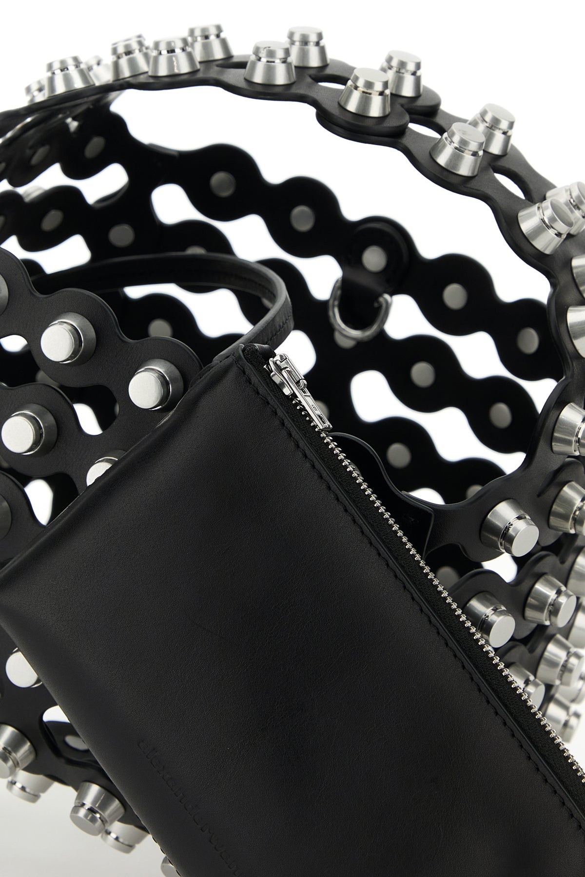 Embellished leather small Rex handbag - 4