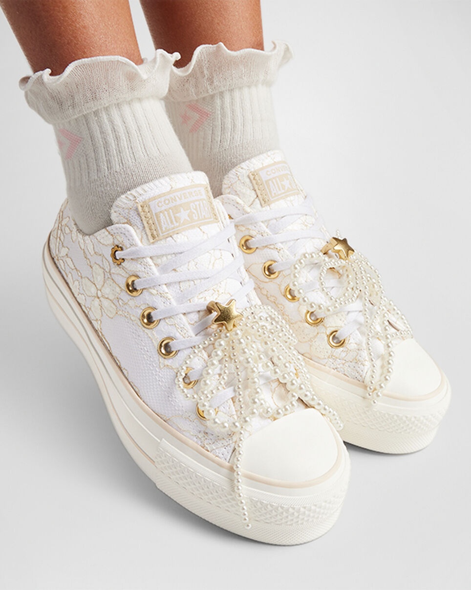 Chuck Taylor All Star Lift Platform Pearls - 12