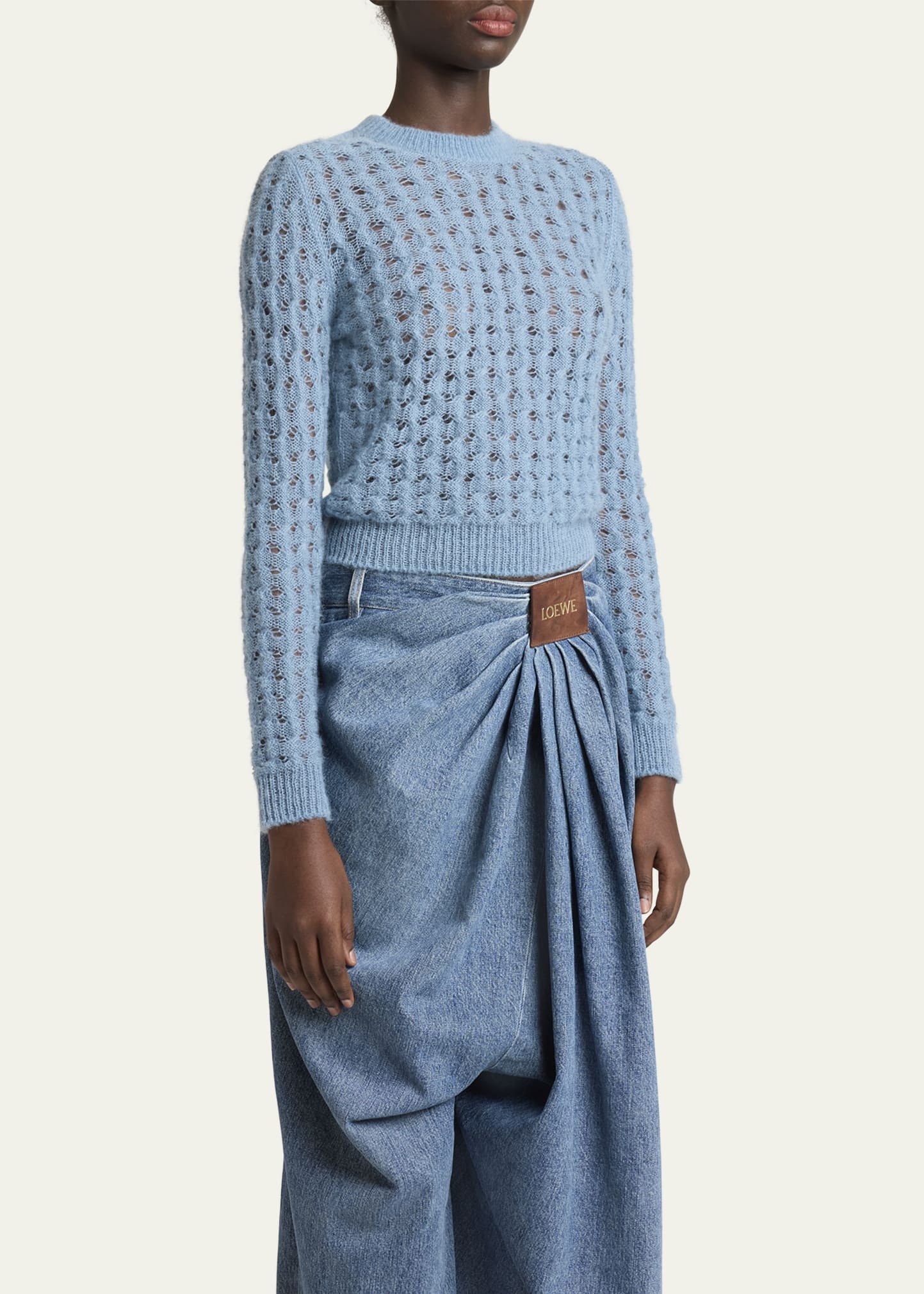 Cable Mohair Sweater - 4