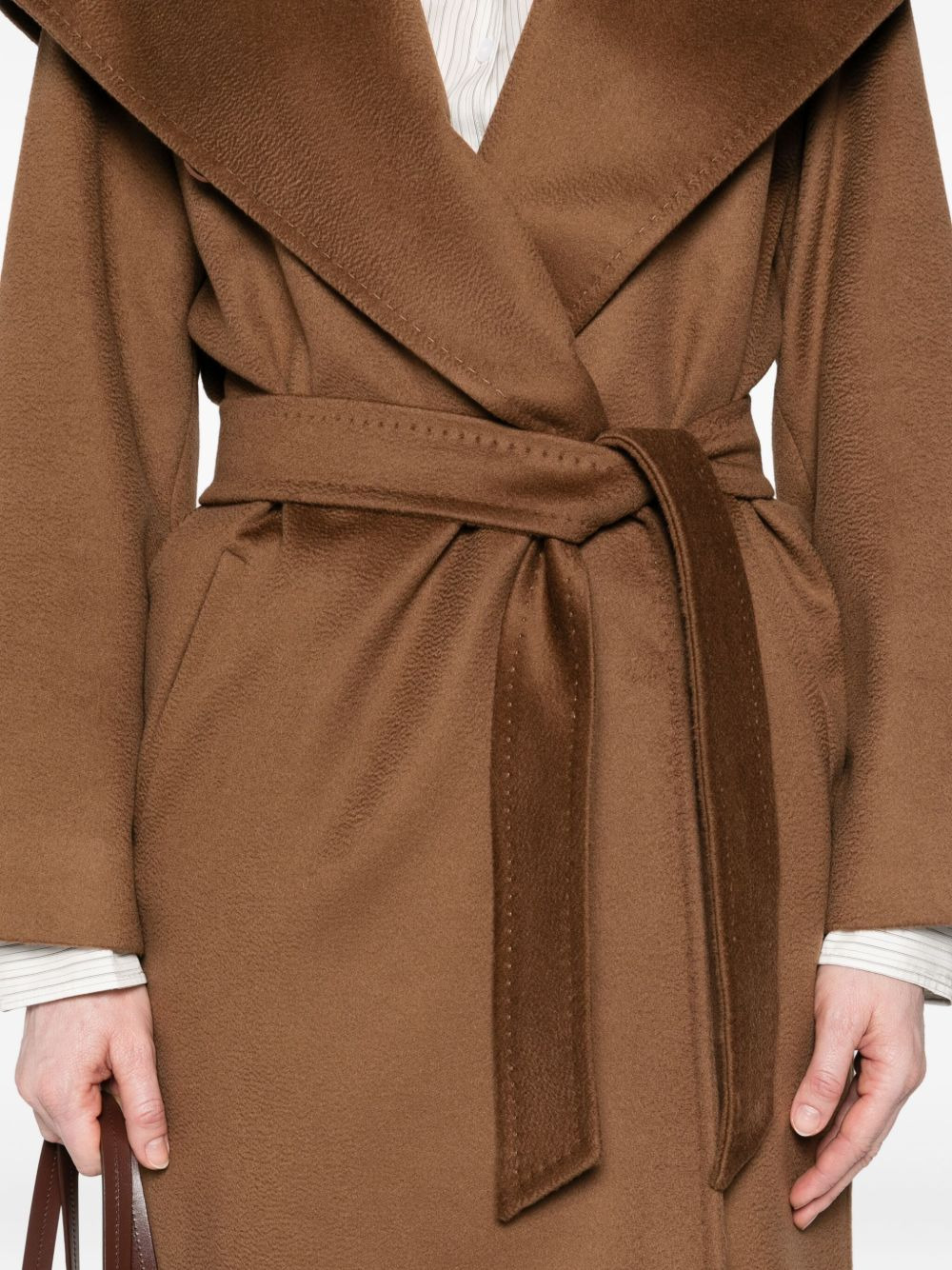 hooded virgin-wool coat - 5