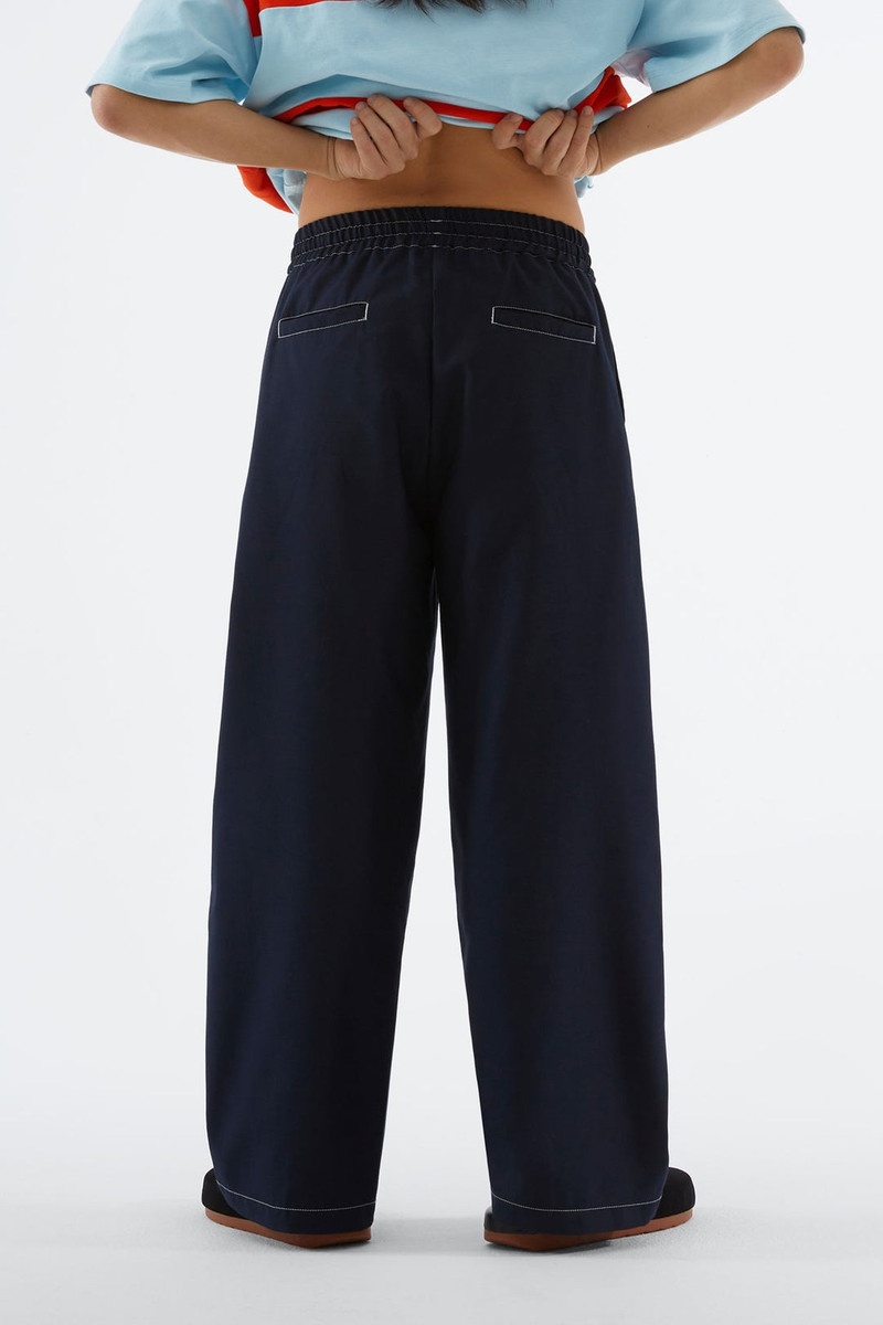 BLUE ELASTIC PANTS 4