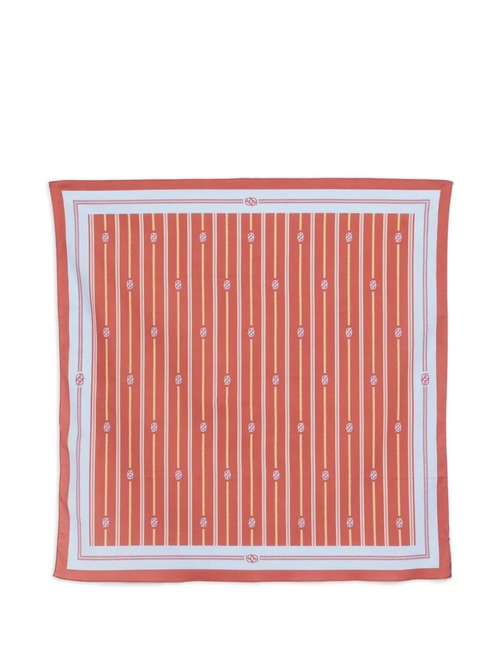 "Rayure Monogramme" Foulard - 1