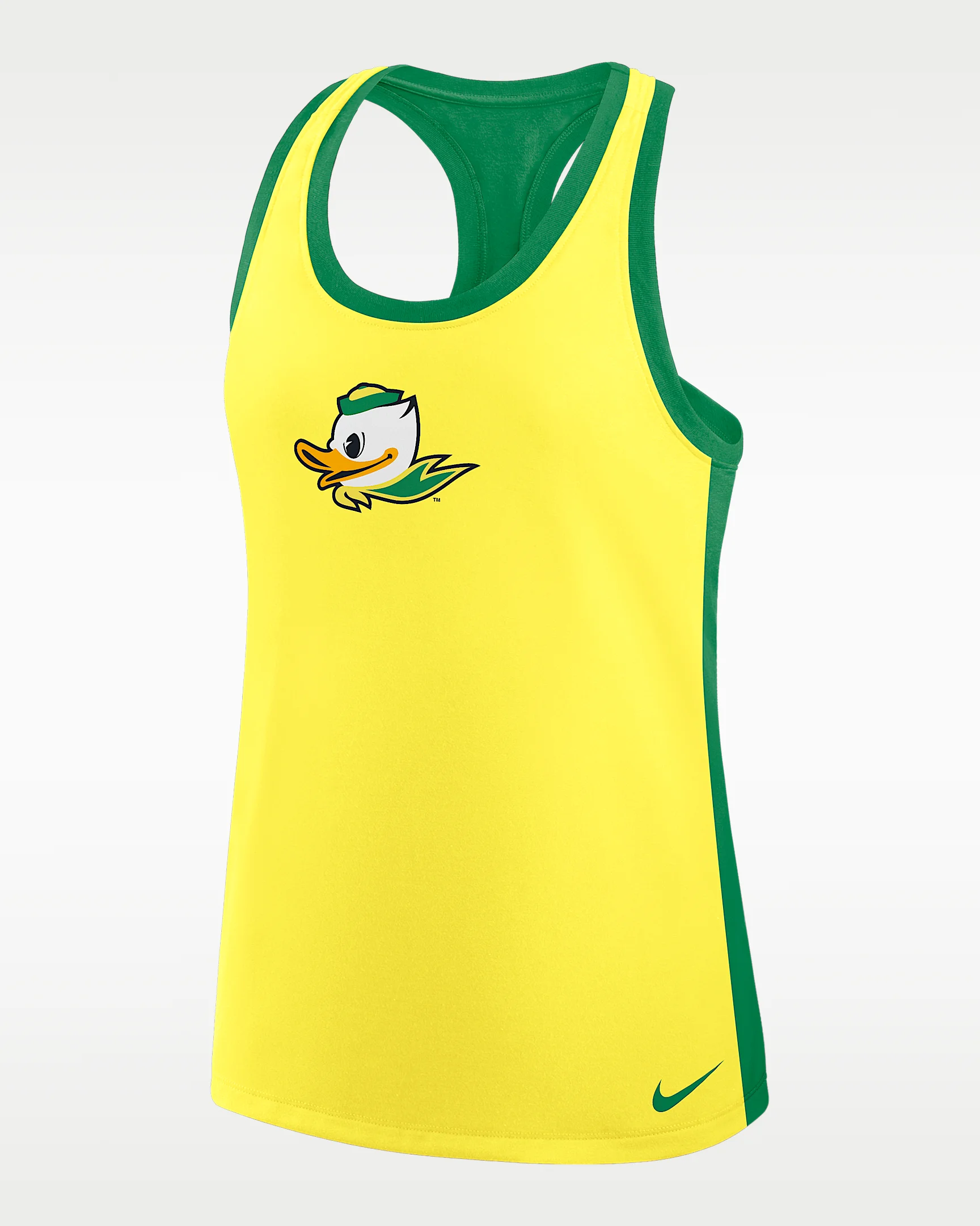 Oregon Women's Jordan Brand Dri-FIT College Racerback Tank Top - 1