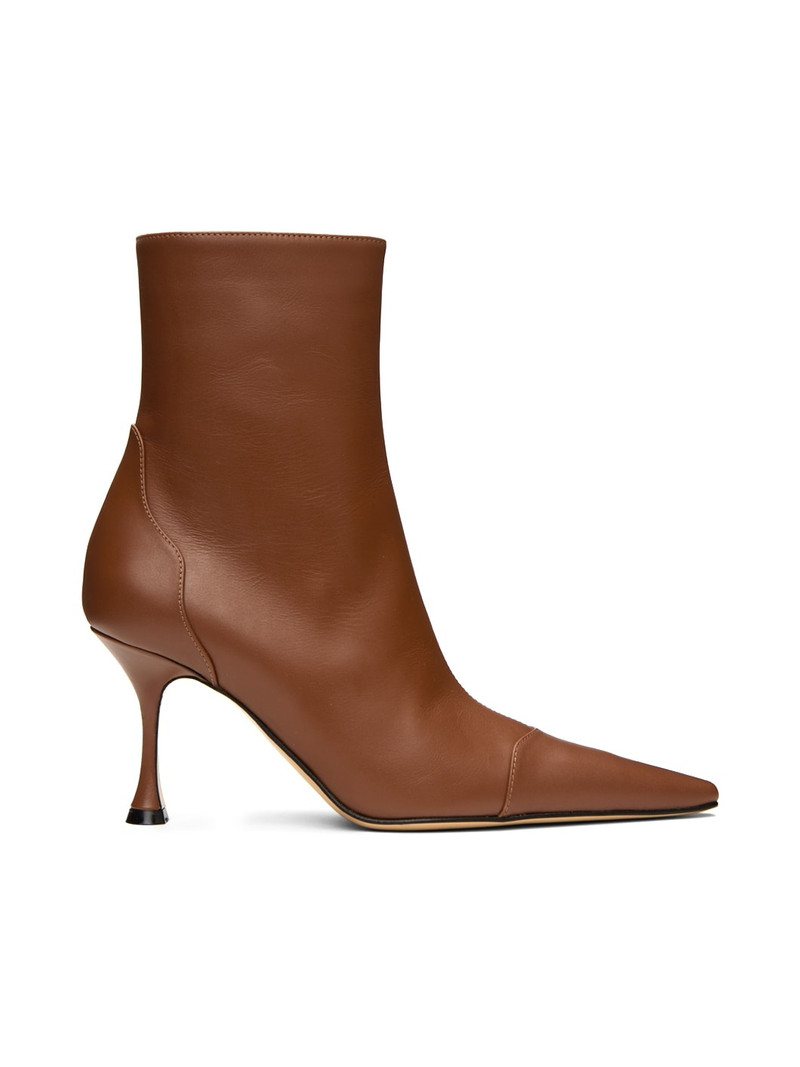 Brown Dark 85 Ankle Boots 1