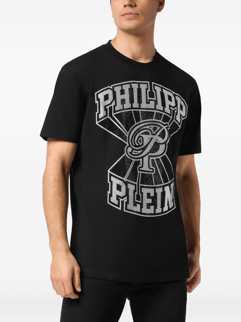 logo-embellished T-shirt - 2