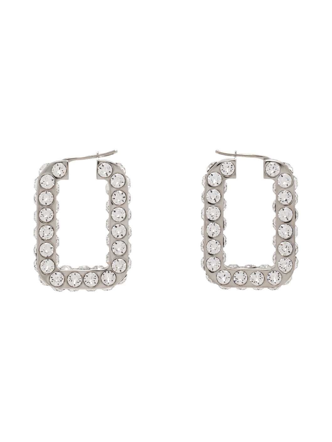 Silver Charlotte Hoop Earrings - 1