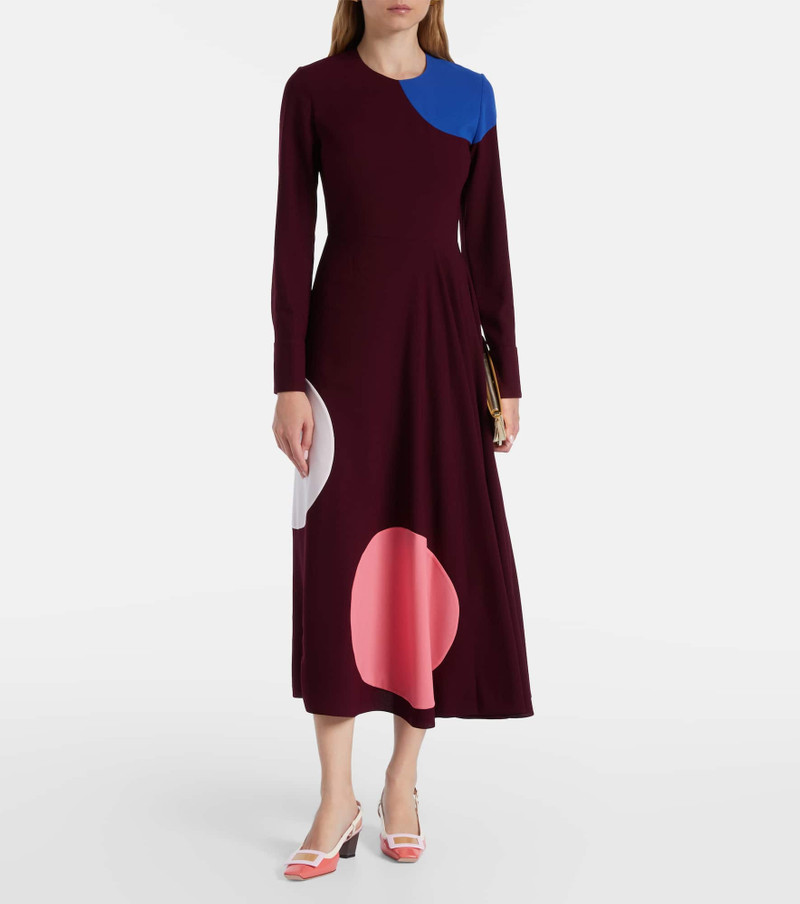 Roksanda Withiel printed crêpe midi dress outlook