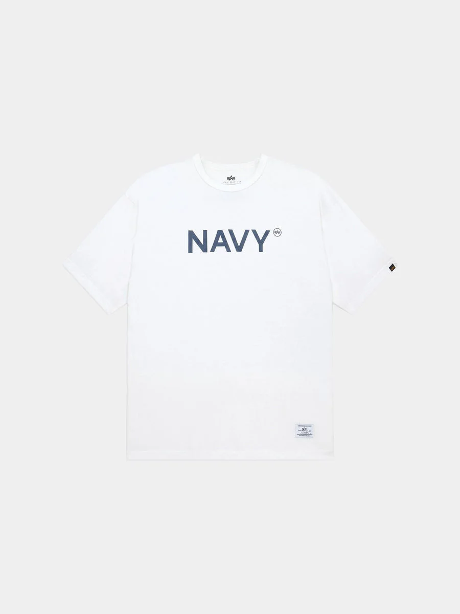 RELAXED NAVY TEE - 1