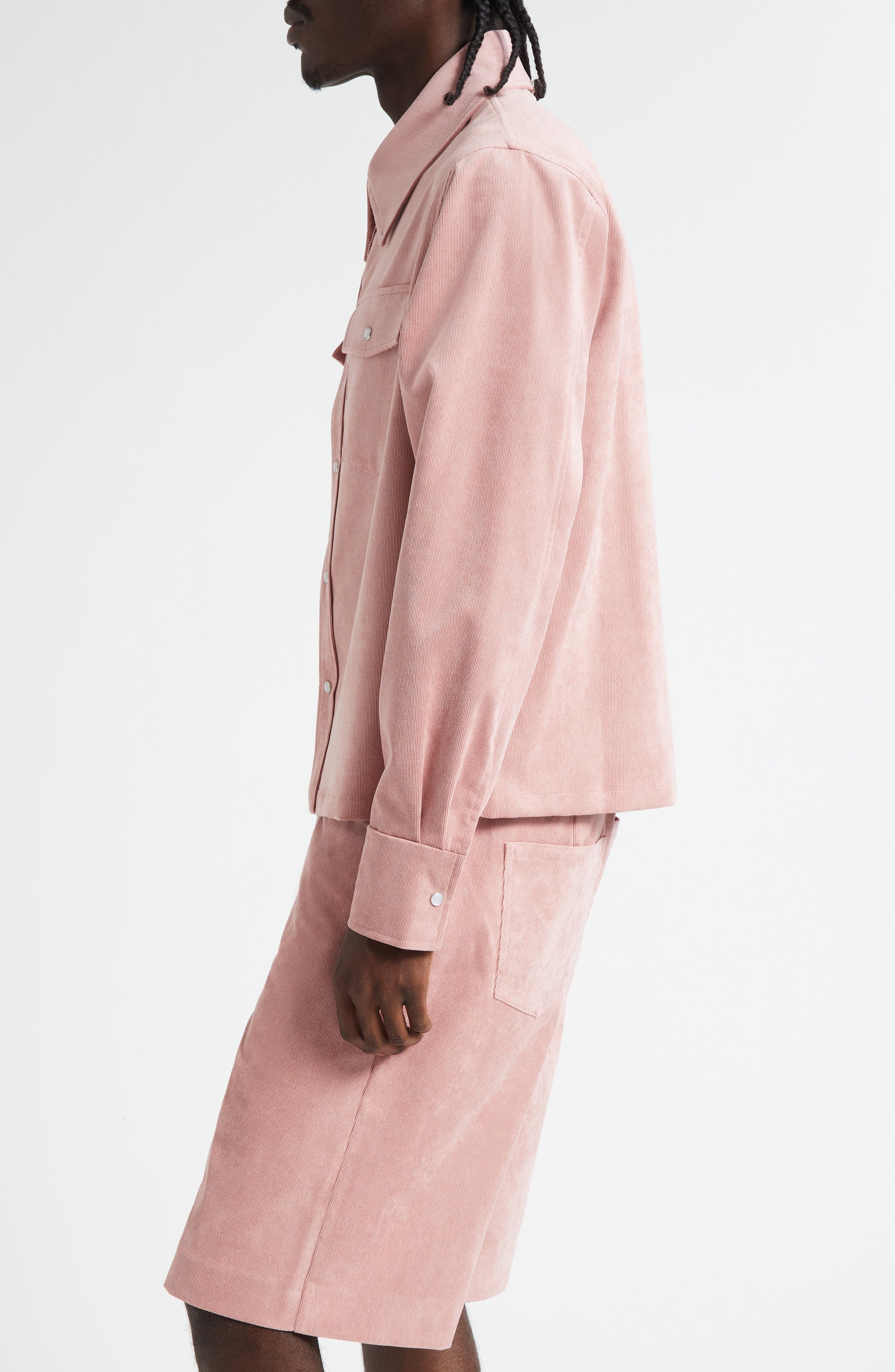 Séfr Maurice Overshirt in Machweo Cord at Nordstrom - 4