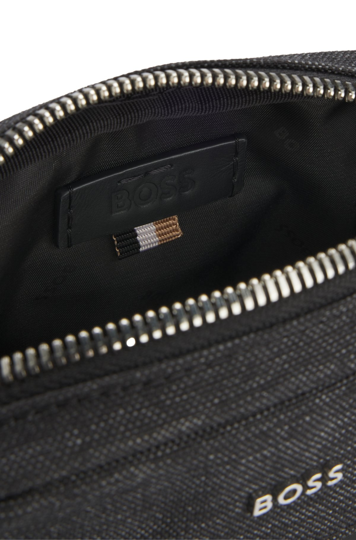 REPORTER BAG WITH LEATHER TRIMS - 6