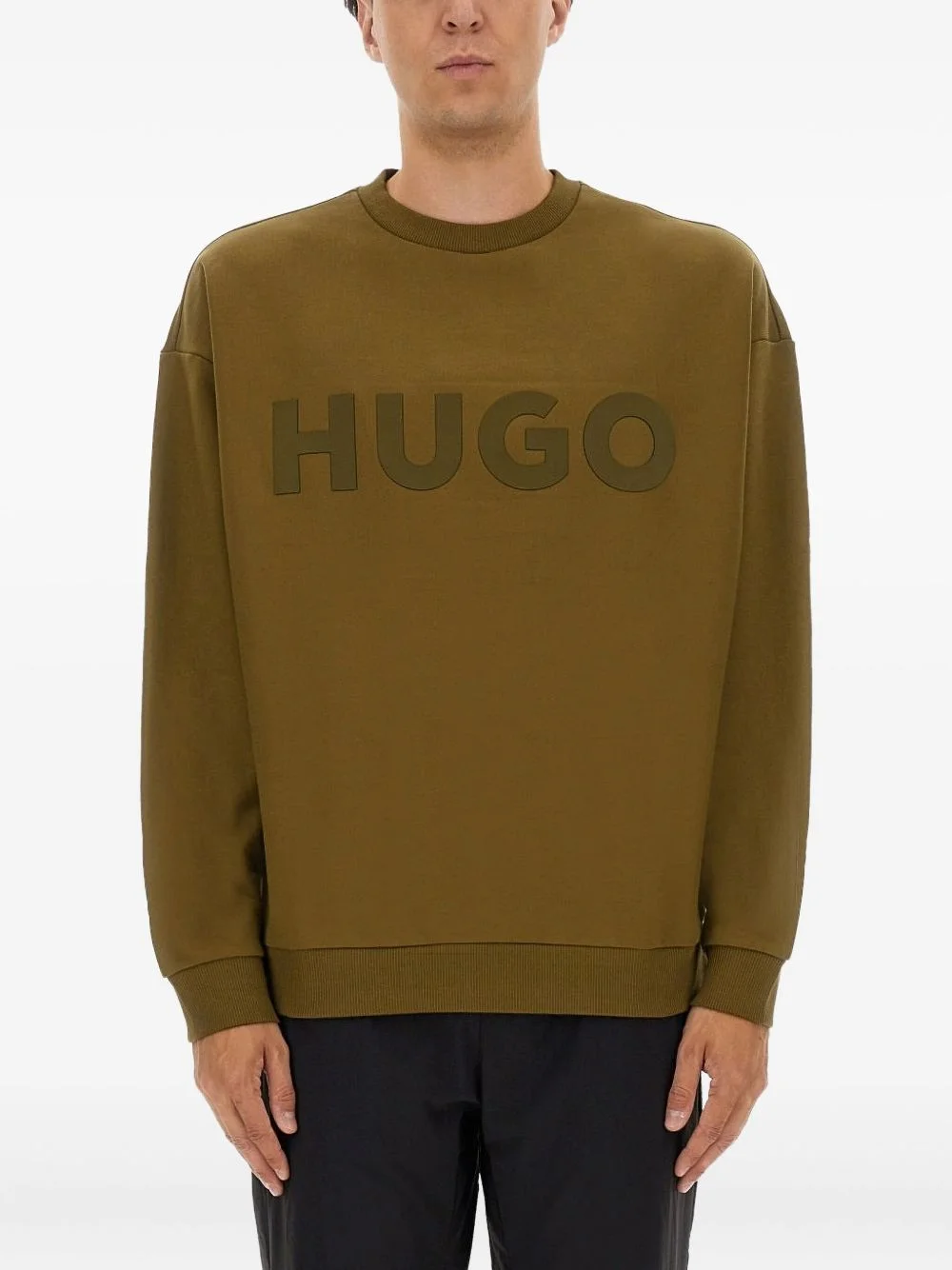 logo-embellishment sweatshirt - 1