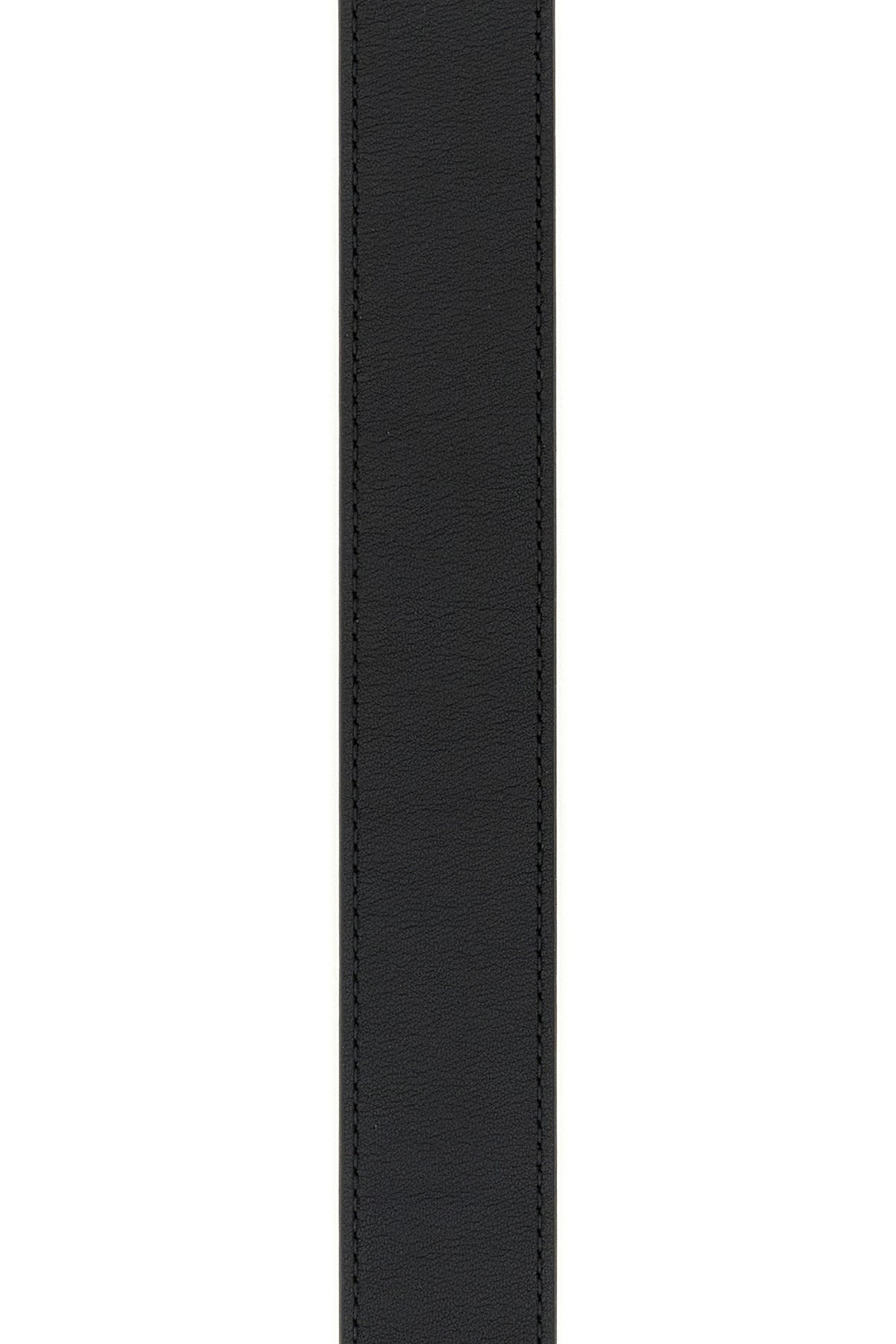 Black leather VLogo Signature belt - 3