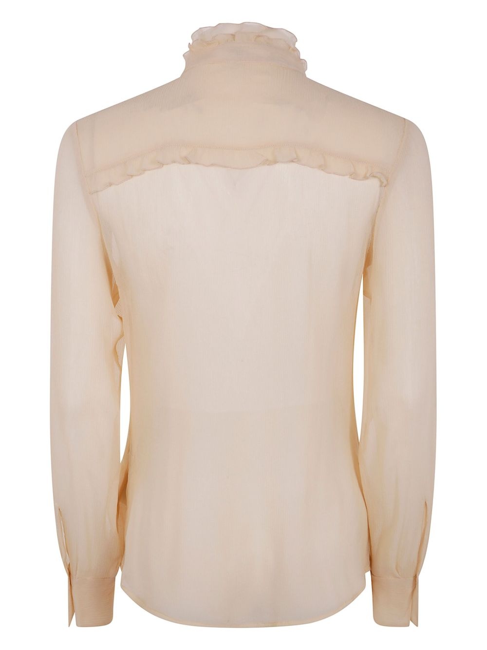 ruffled fitted blouse - 2