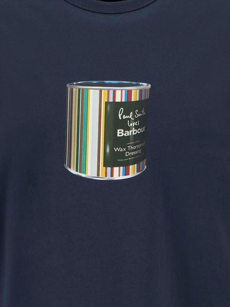 Paul Smith x Barbour short-sleeve graphic T-Shirt outlook