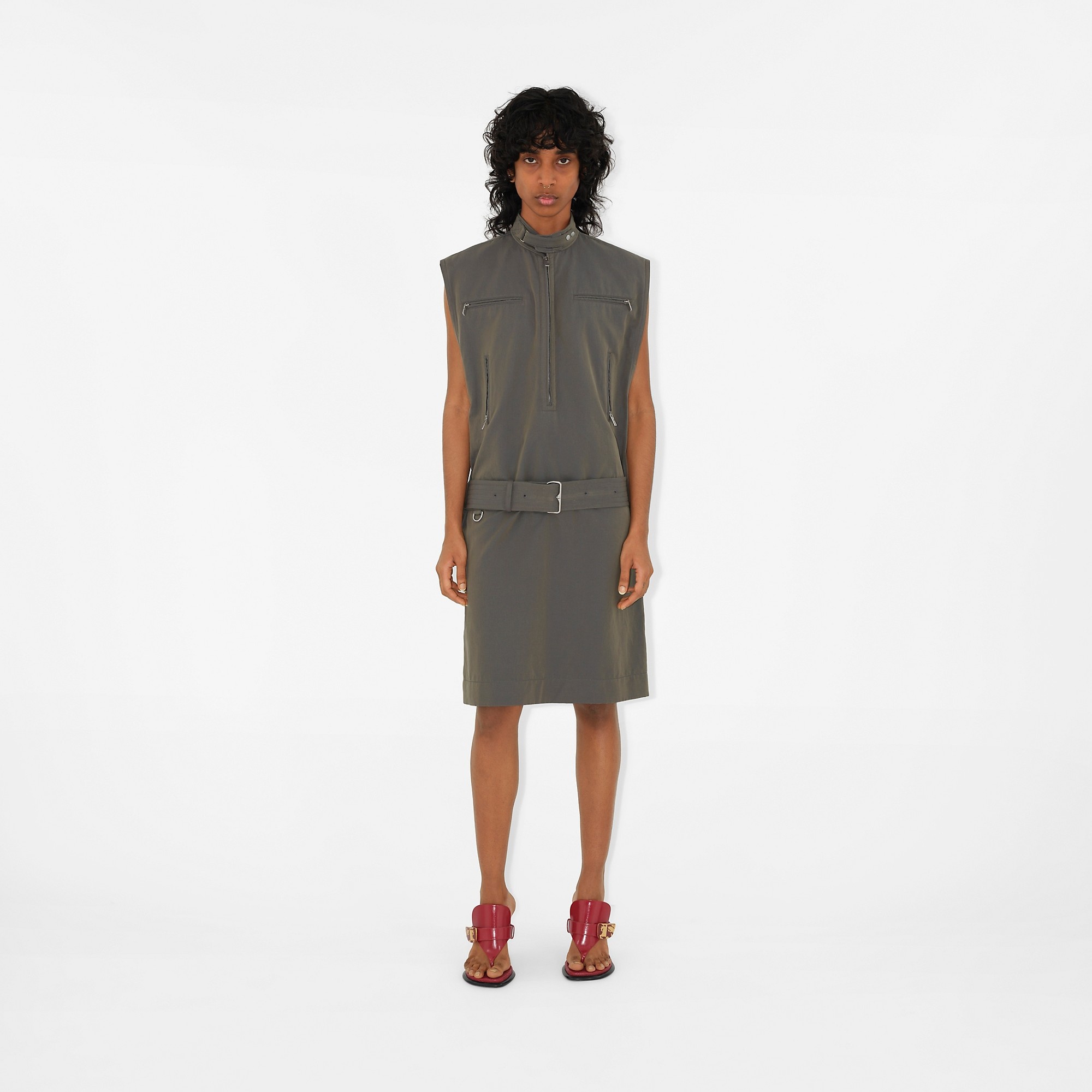 Burberry Cotton Linen Dress | REVERSIBLE