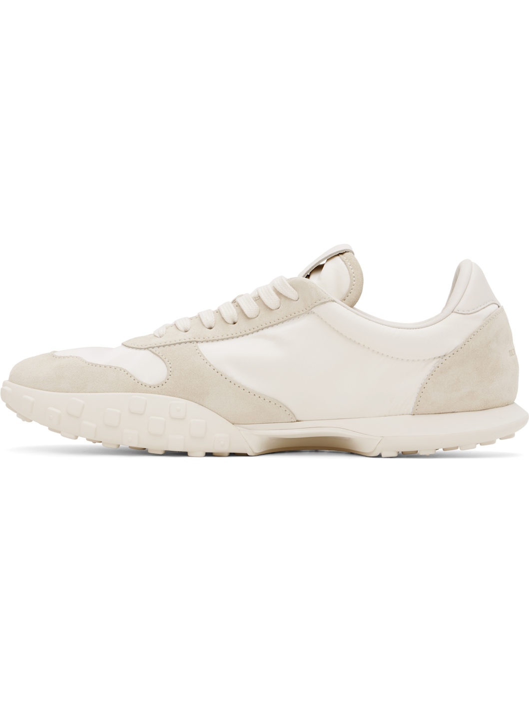 Beige & White Moon Sneakers - 3