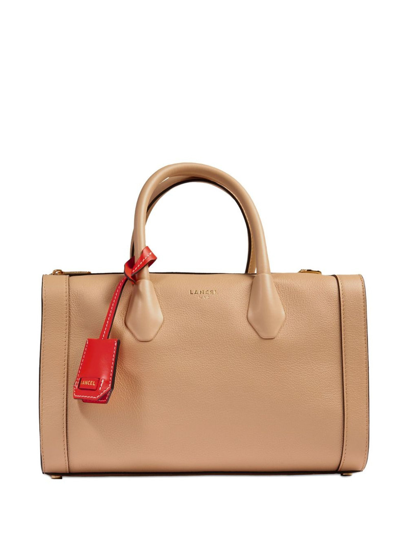 medium BCBG leather bowling bag 1