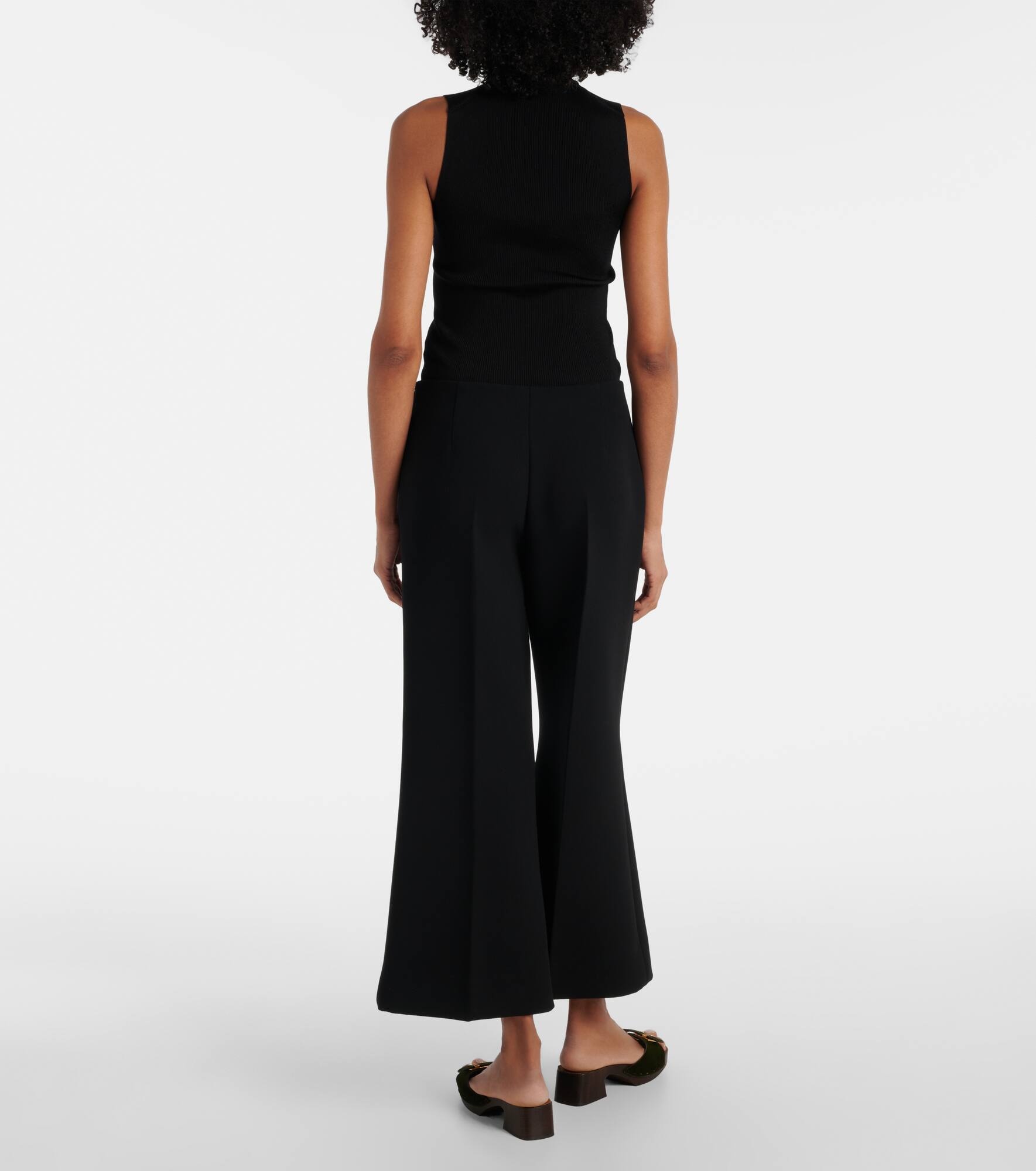 Walter cotton canvas flared pants - 3