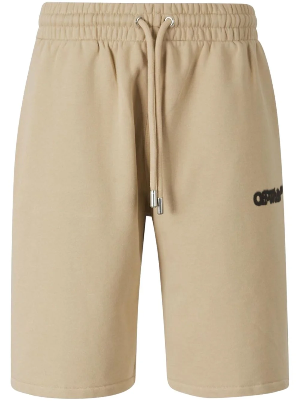 logo-print track shorts - 1
