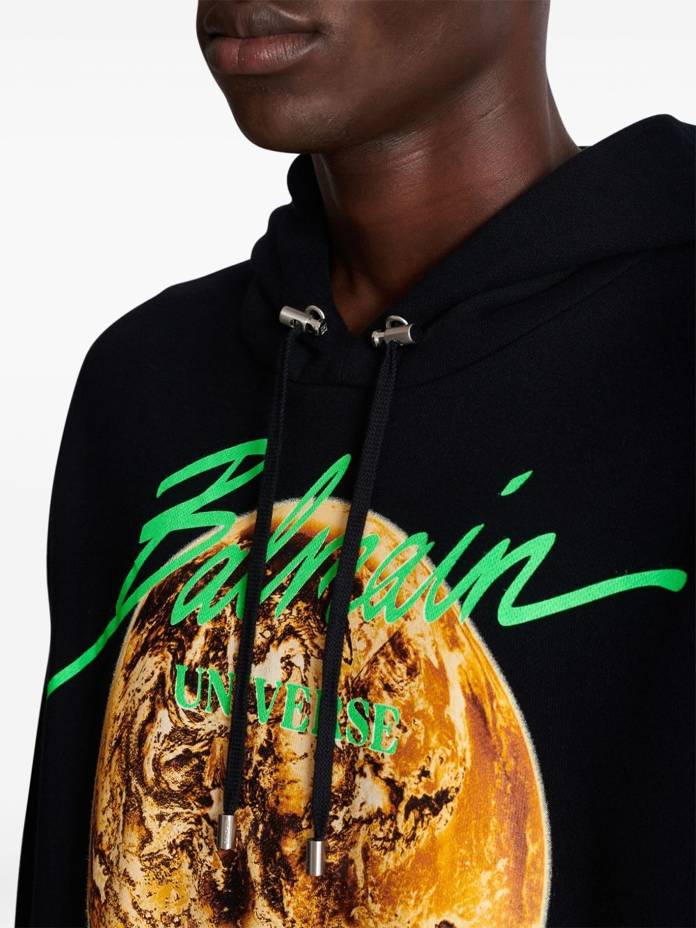 Universe & Planet-print hoodie - 7