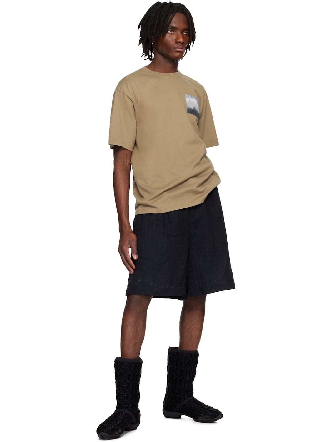 Khaki UC1E3812 T-shirt - 4