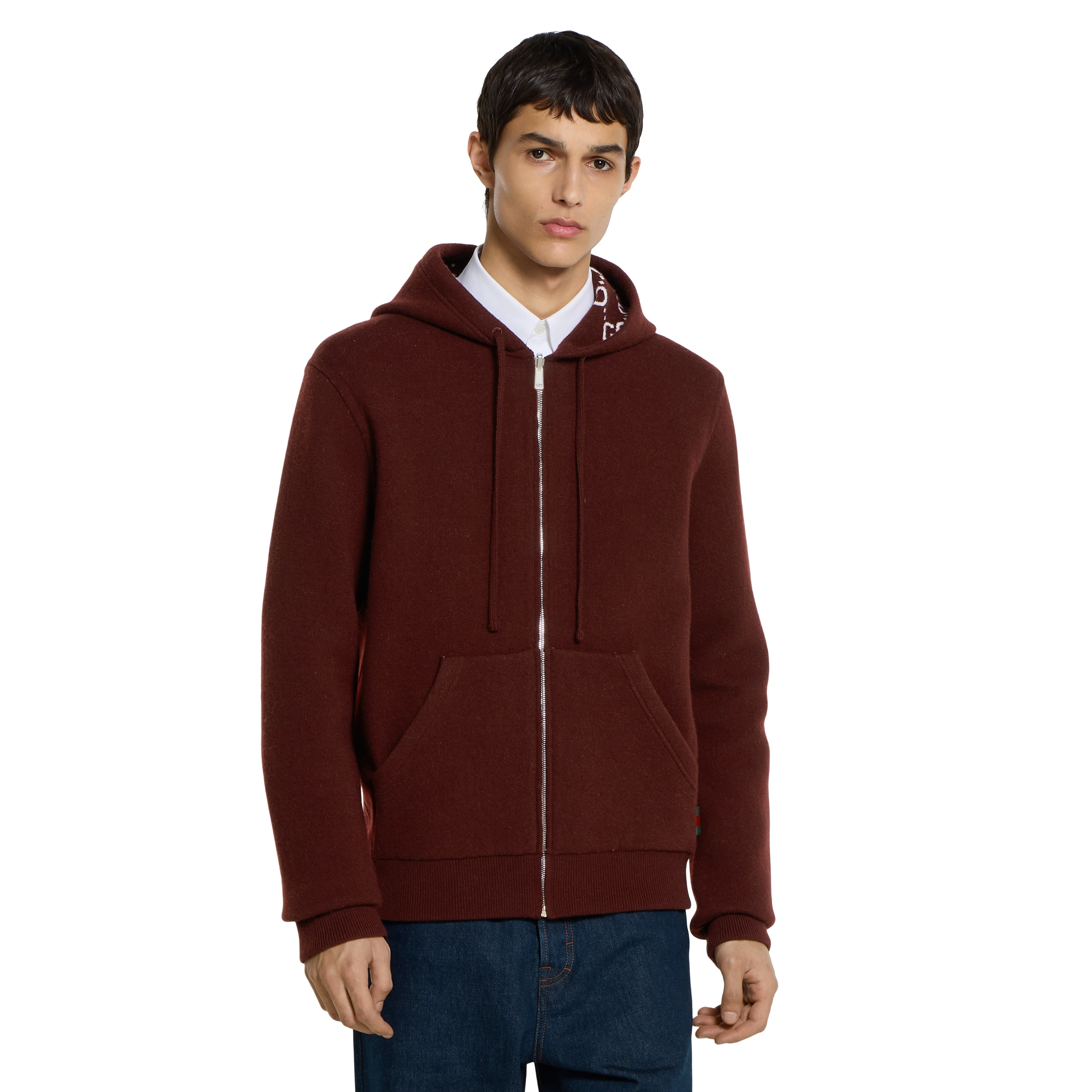 Reversible wool zip jacket - 3