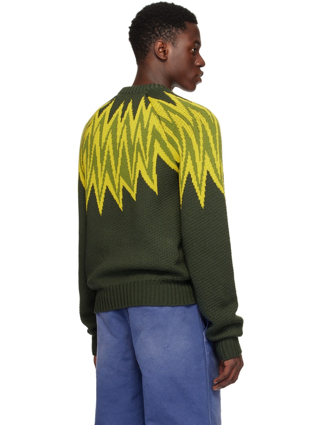 Green Fire Island Sweater - 3