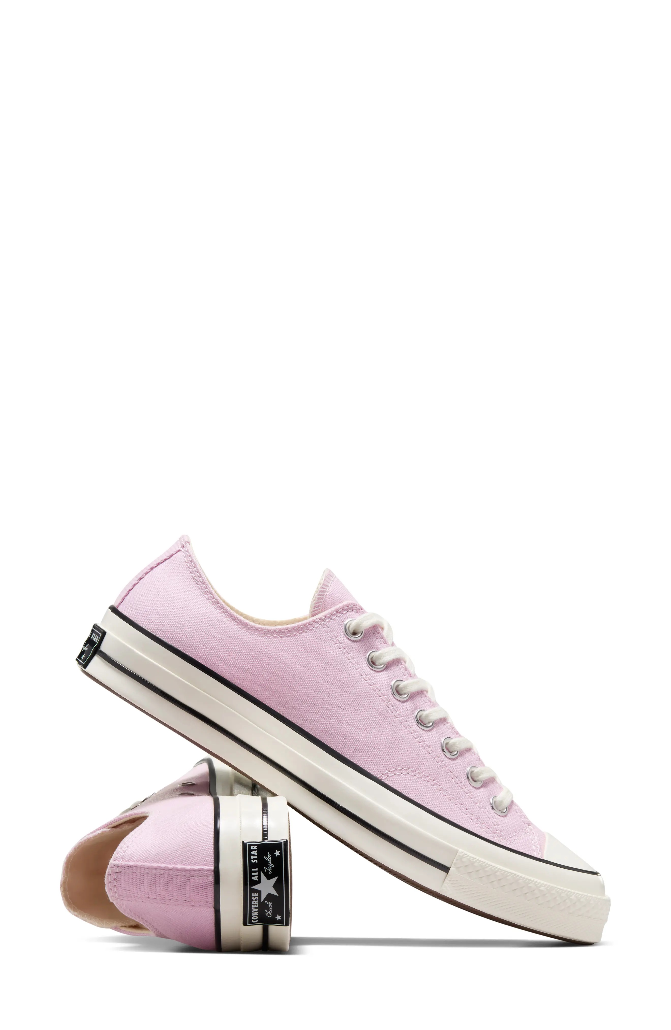 Chuck 70 Oxford Sneaker in Stardust Lilac/Egret/Black - 5