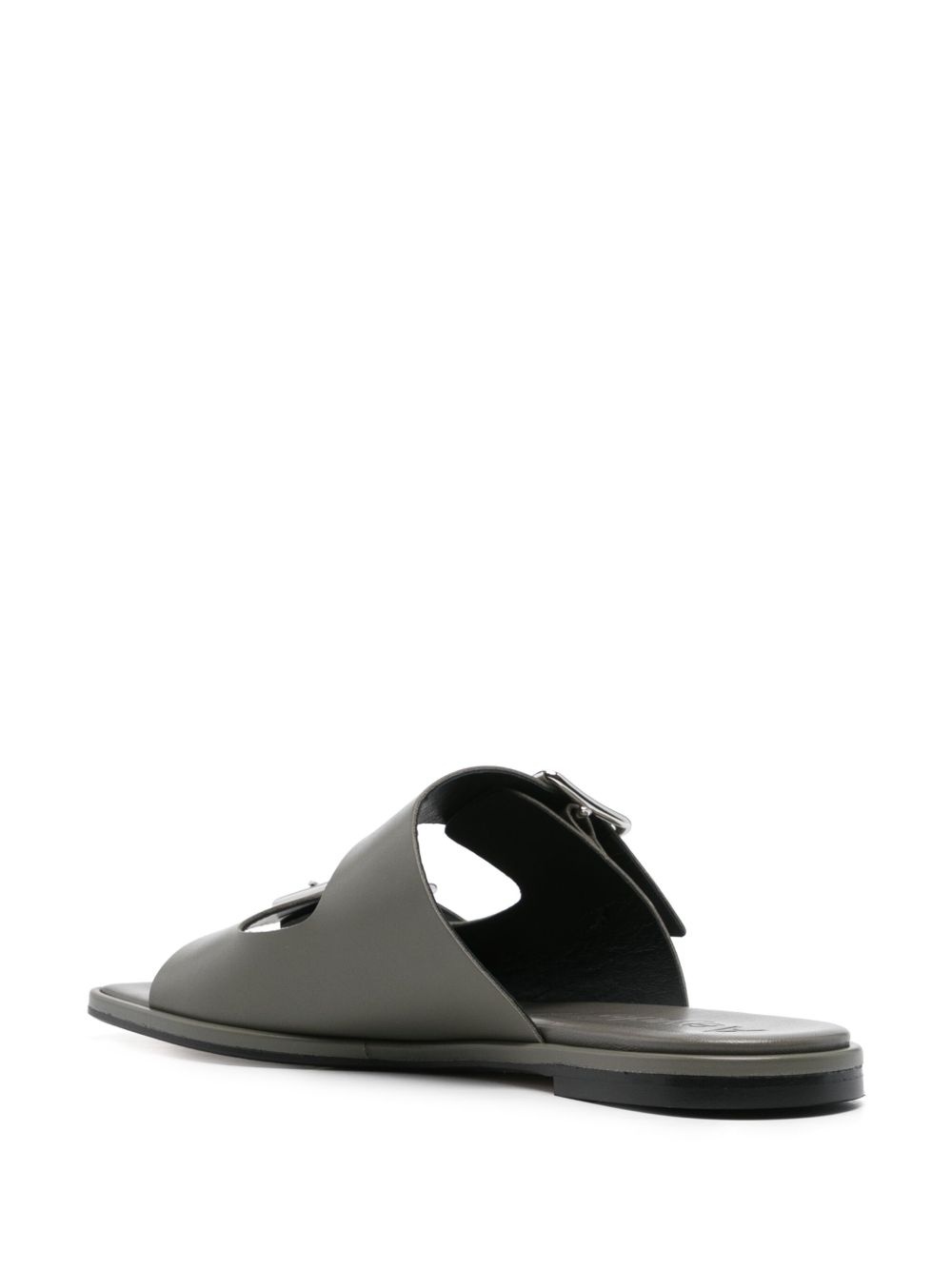 leather flat sandals - 3