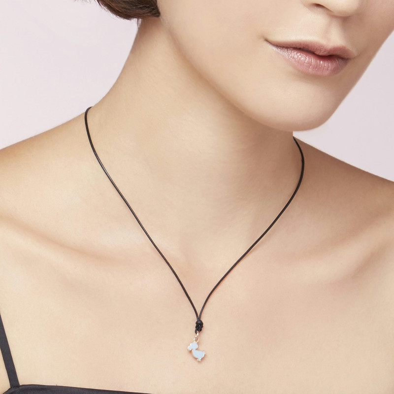 DoDo ROSE GOLD & ENAMEL DODO JUNIOR CHARM outlook