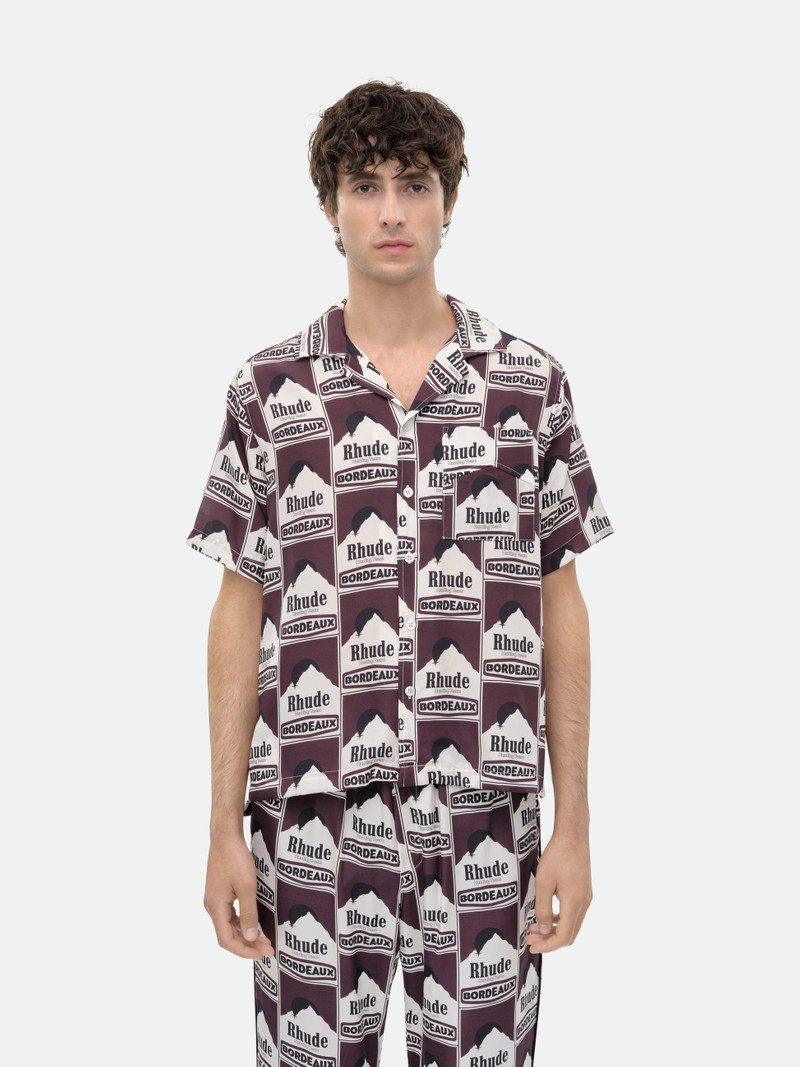 MOONLIGHT BORDEAUX SILK SHIRT 6