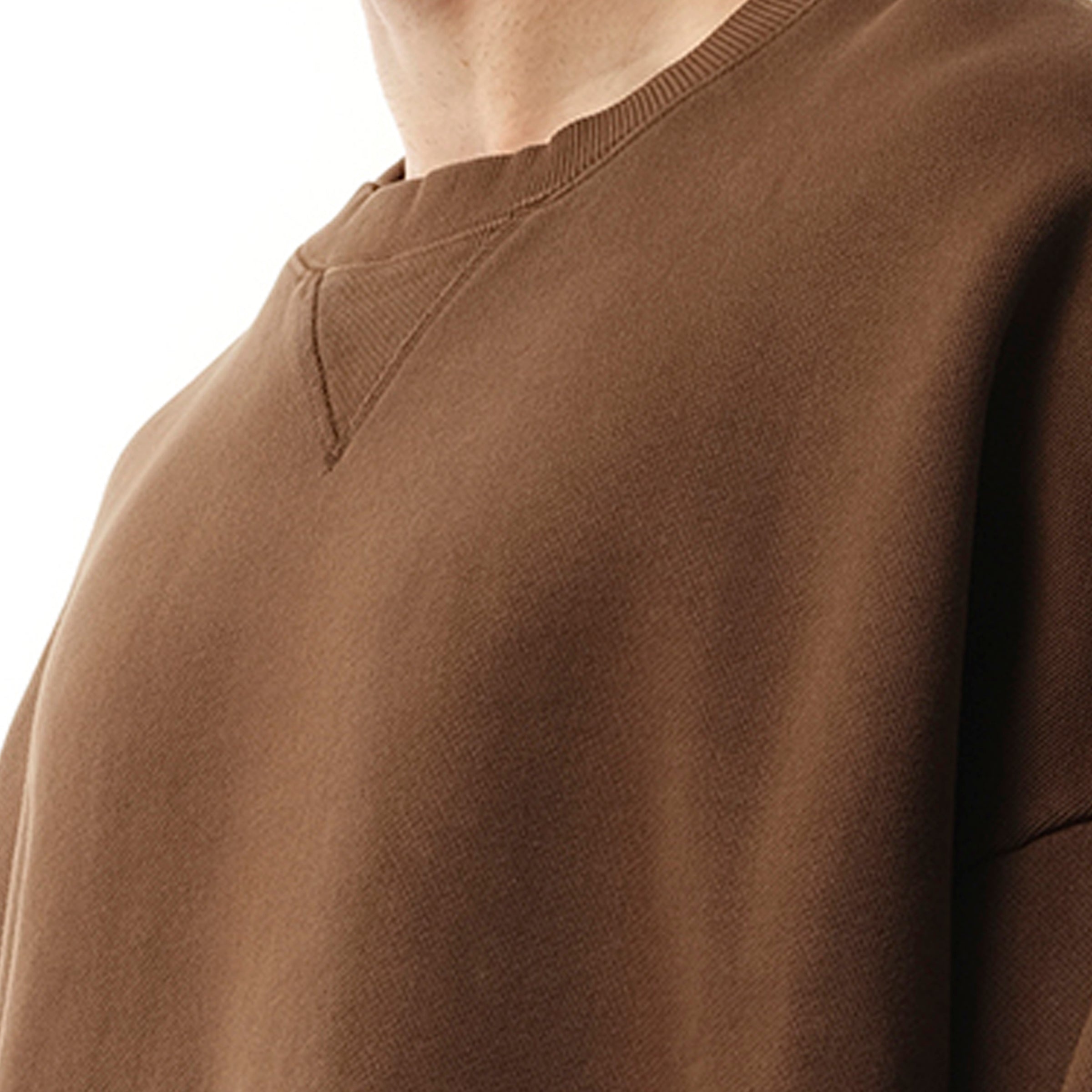 Box Sweatshirt in Brunette - 3