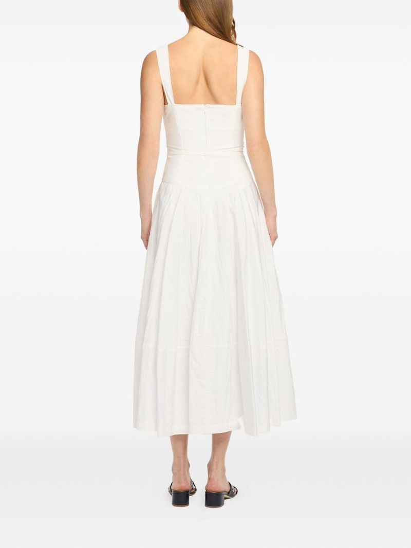 Jerome sweetheart-neck tie midi dress 4