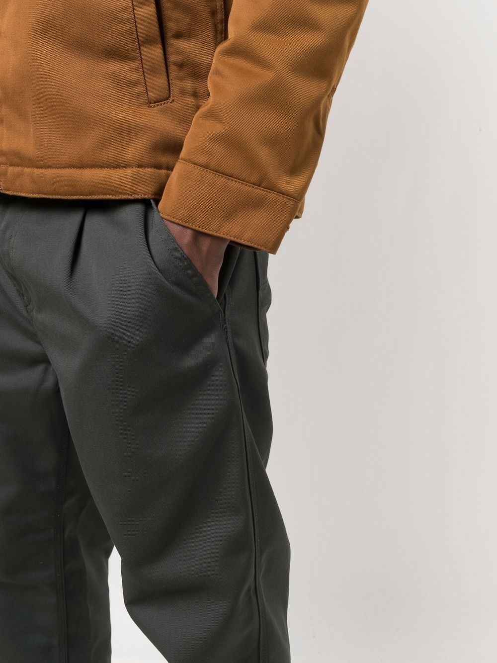 straight leg chino trousers - 5