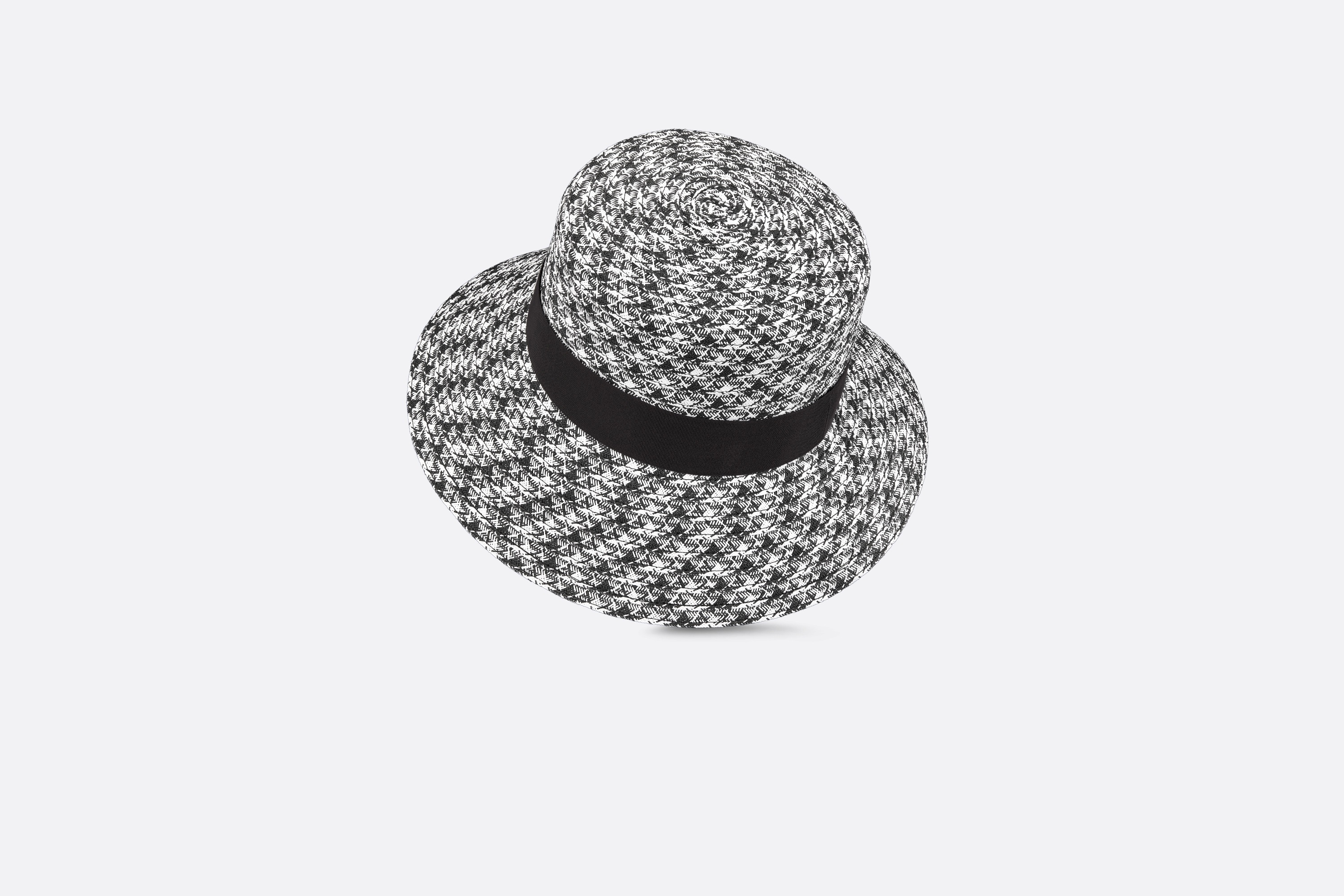 D-Bobby Houndstooth Large Brim Hat - 4