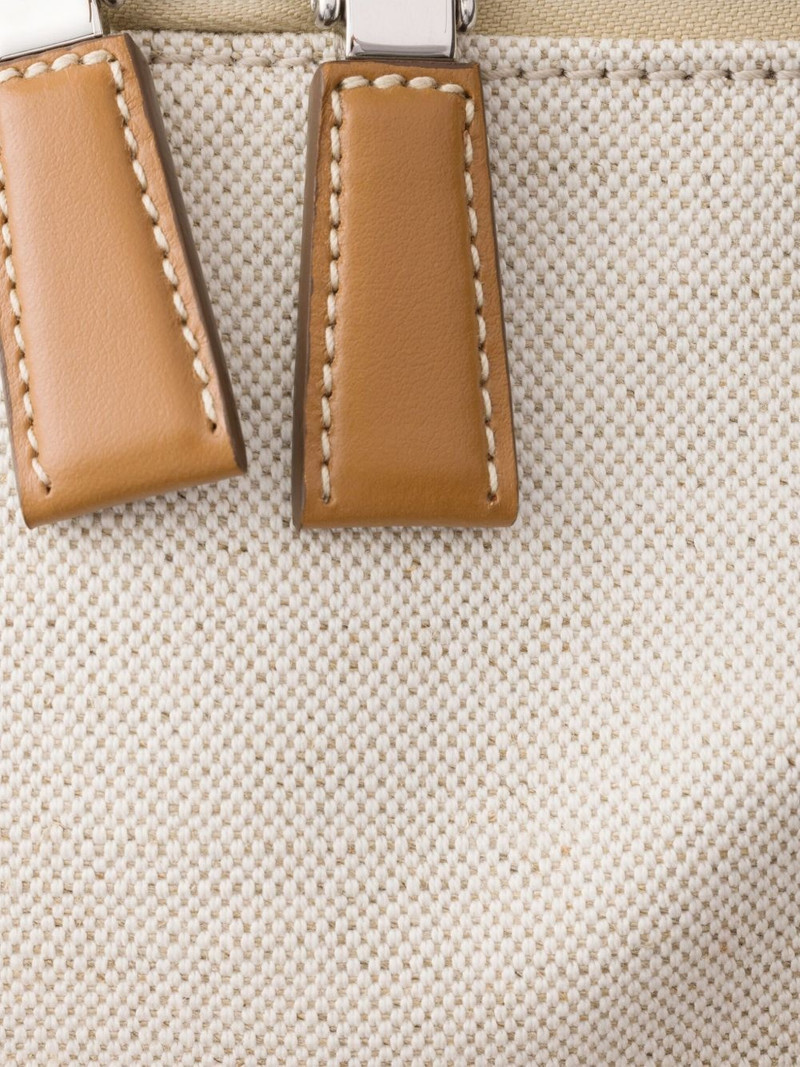 logo-embossed duffle bag 5