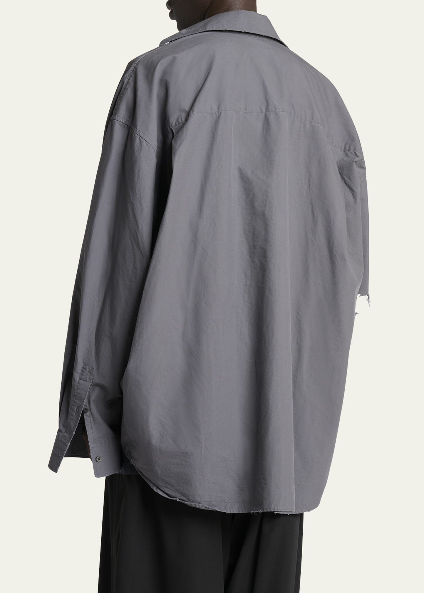 Men's Balenciaga x Automobili Lamborghini Poplin Layered T-Shirt - 3