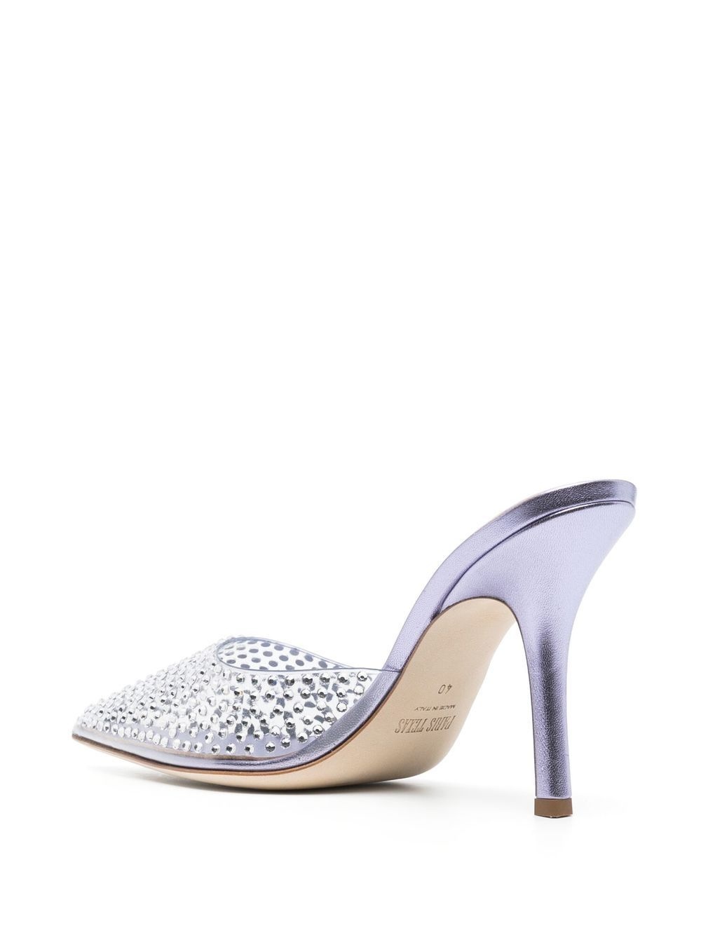pointed-toe crystal-studded pumps - 5