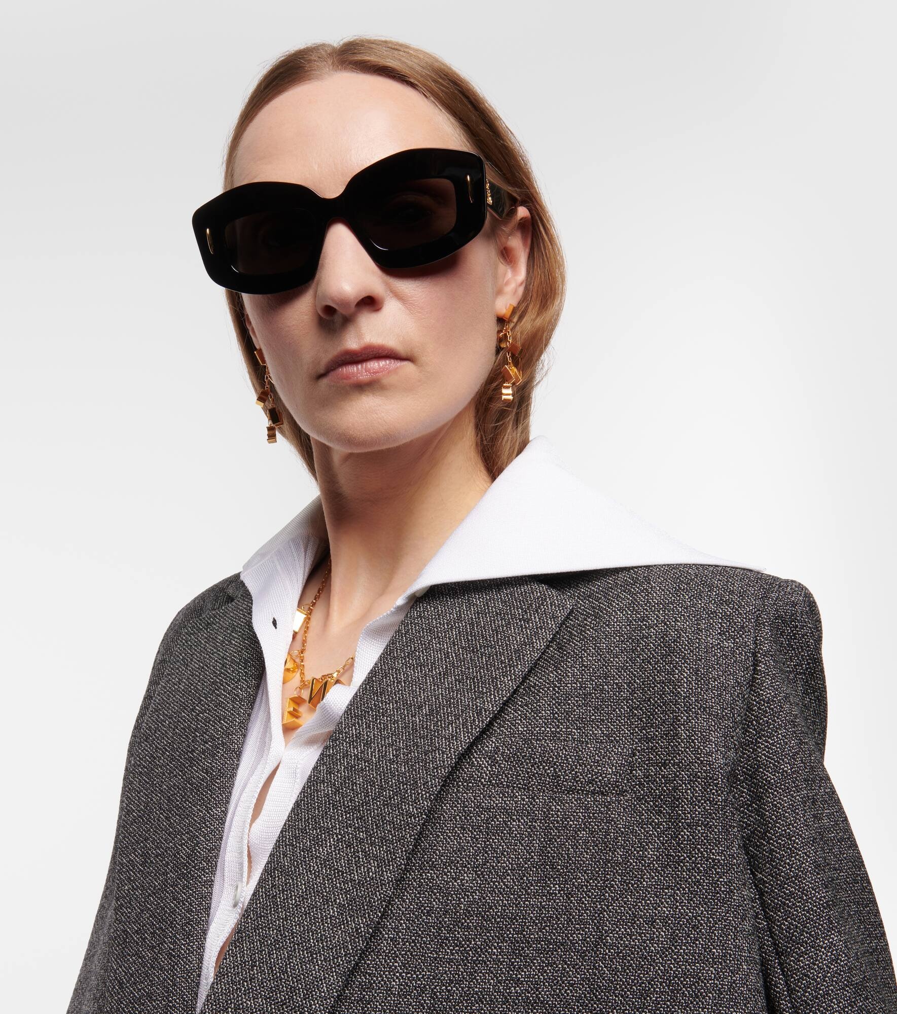 Screen rectangular sunglasses - 6