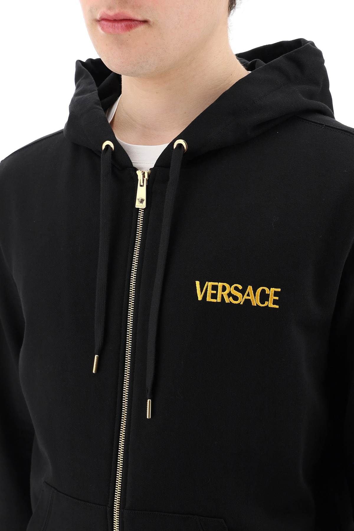 MEDUSA EMBROIDERY FULL ZIP HOODIE - 5