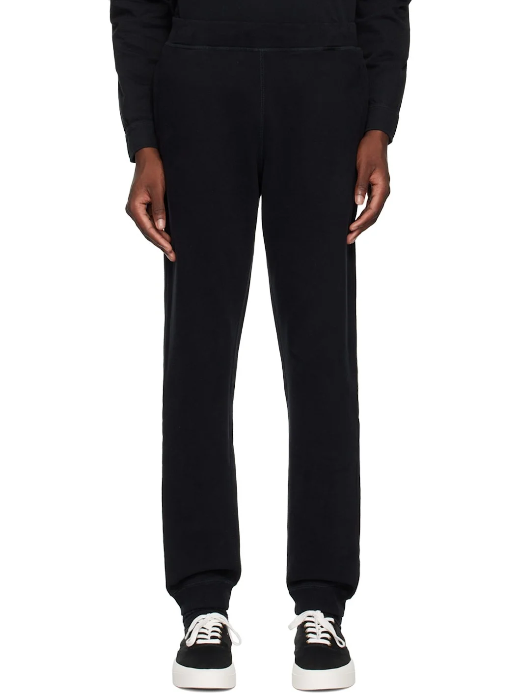Black Loopback Sweatpants - 1