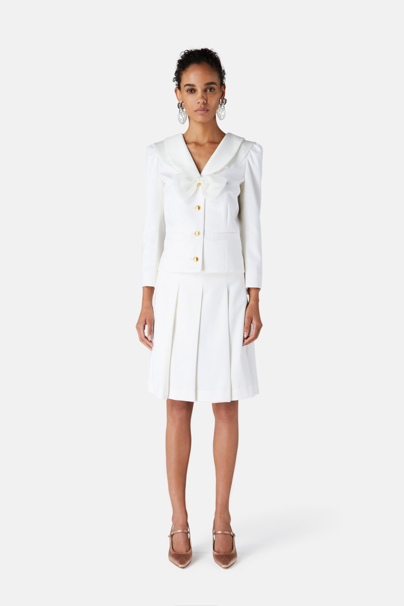 Alessandra Rich JACKET WITH BOW outlook