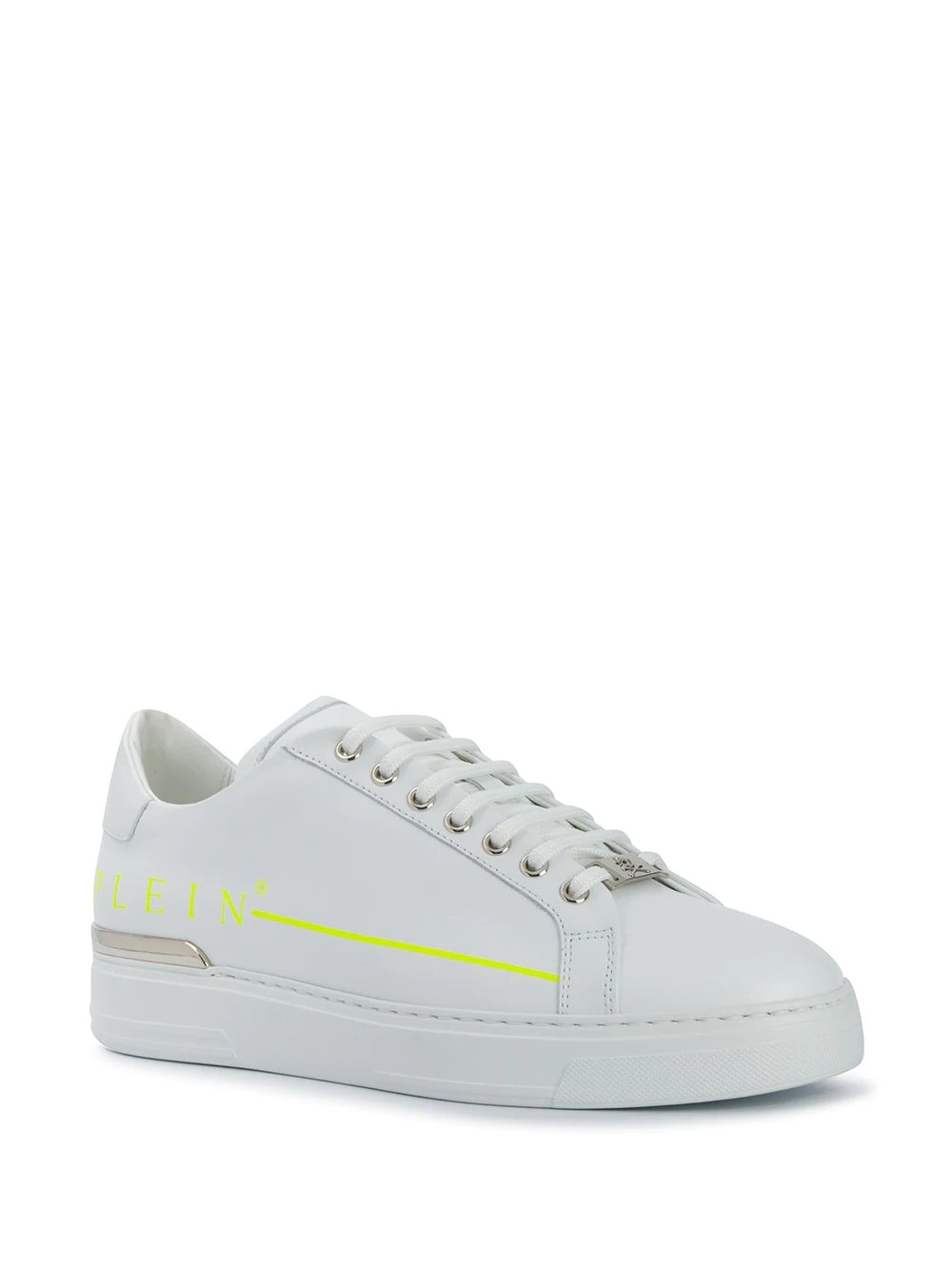 logo-print low-top sneakers - 2