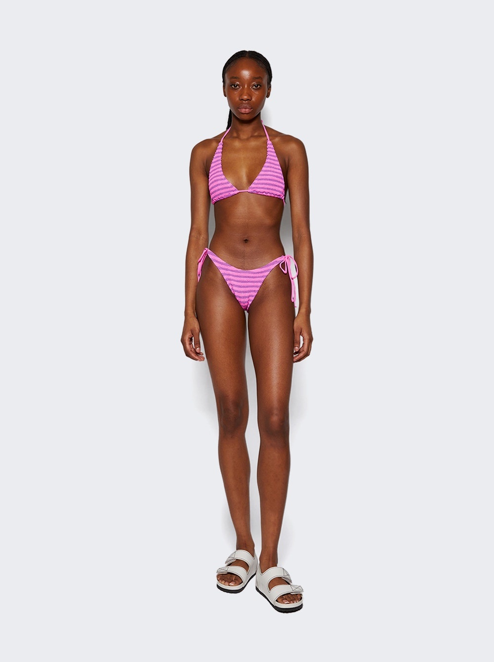 SERENITY BRIEF Cerise Stripe - 2