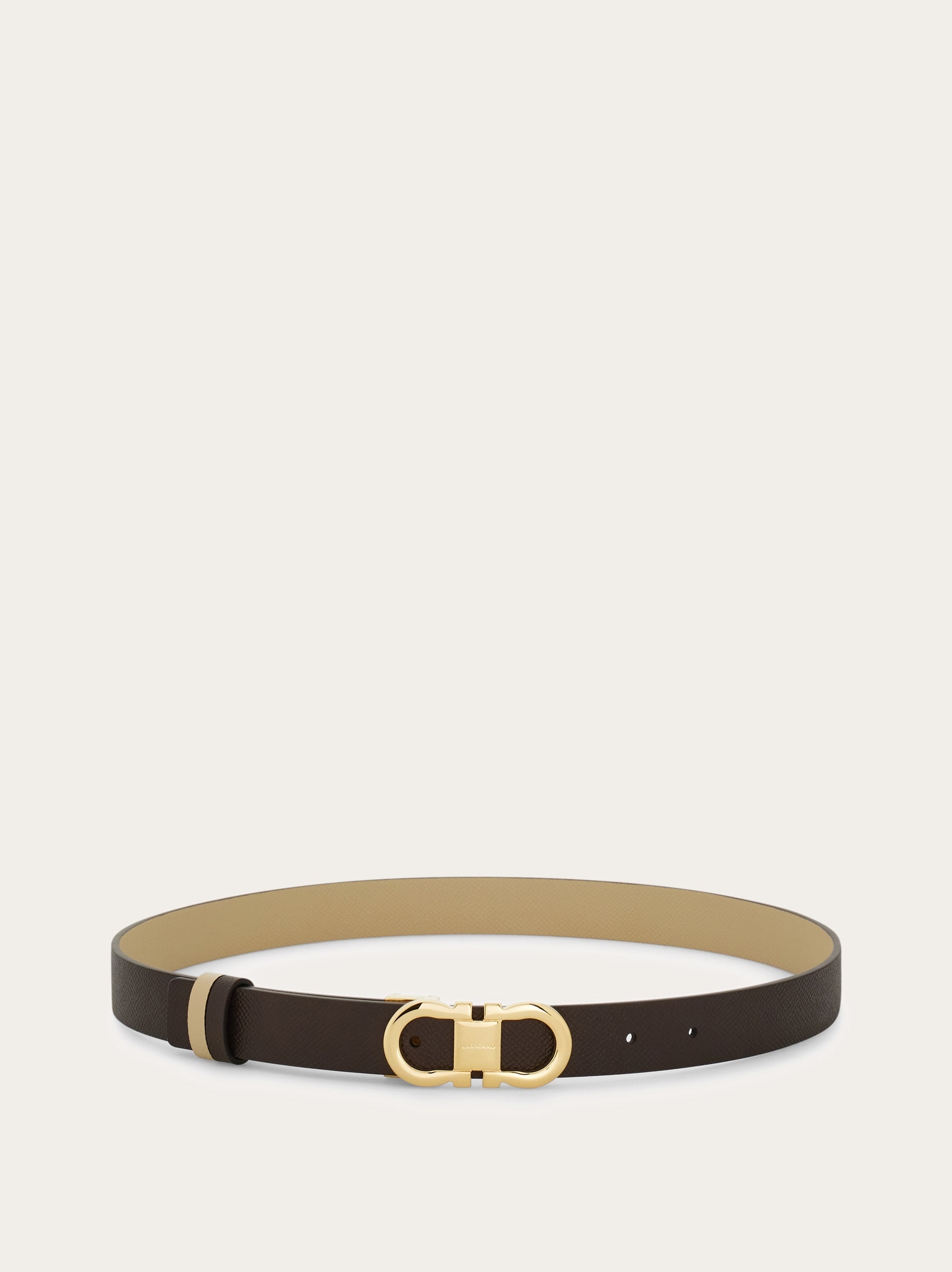 Adjustable and reversible Gancini belt - 3