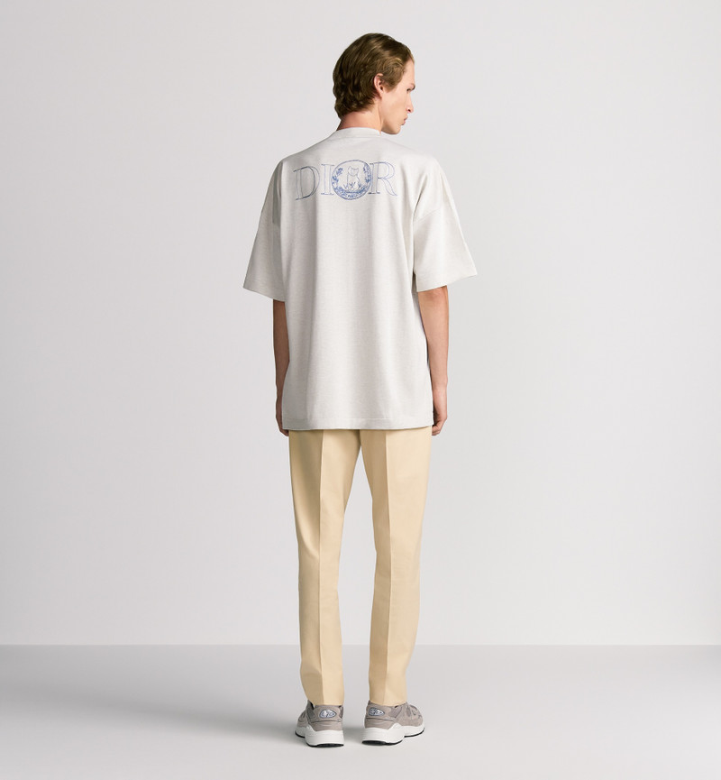 DIOR AND HYLTON NEL Knit T-Shirt, Oversized Fit 4