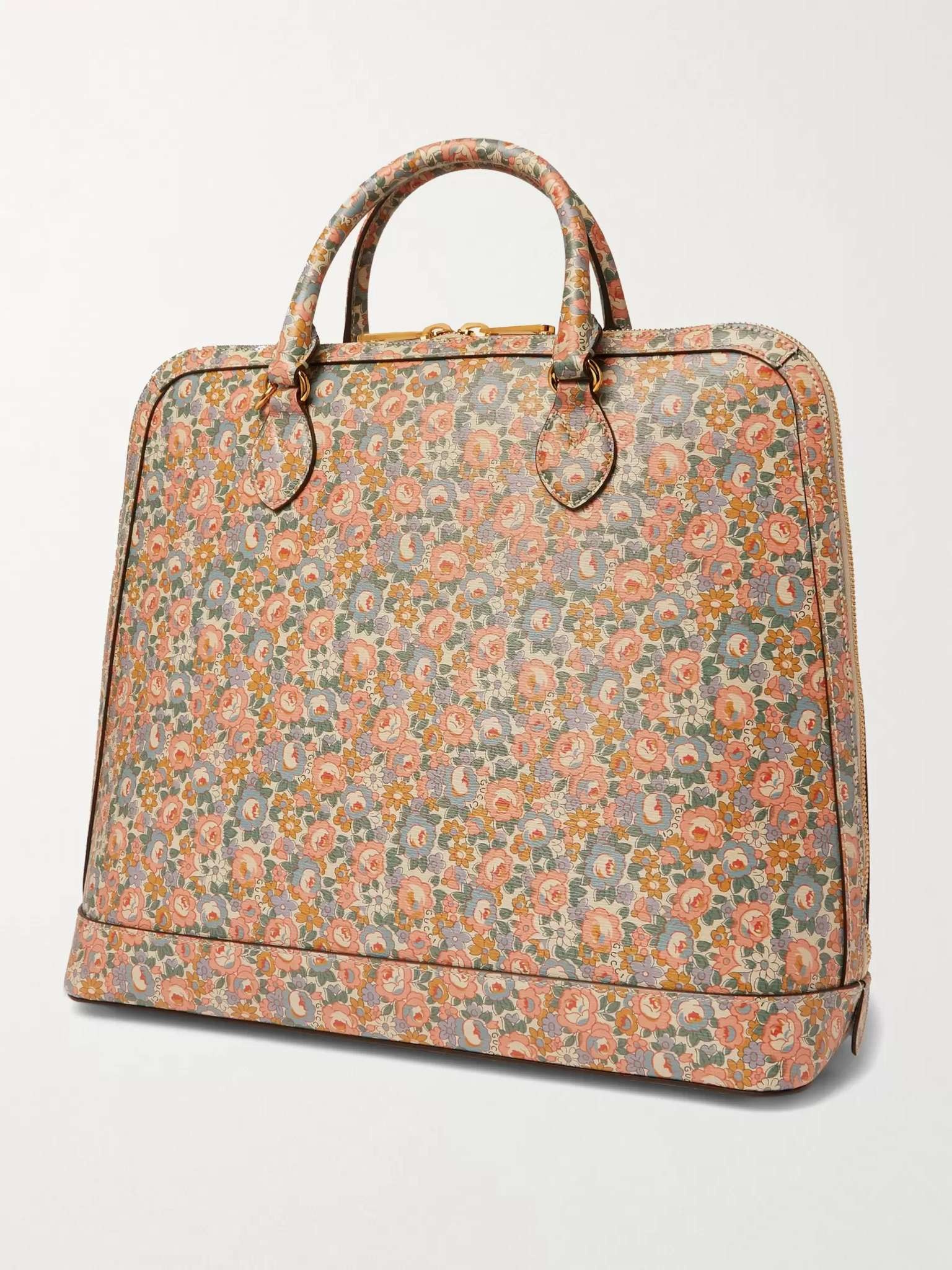 + Liberty Horsebit 1955 Printed Leather Tote Bag - 4