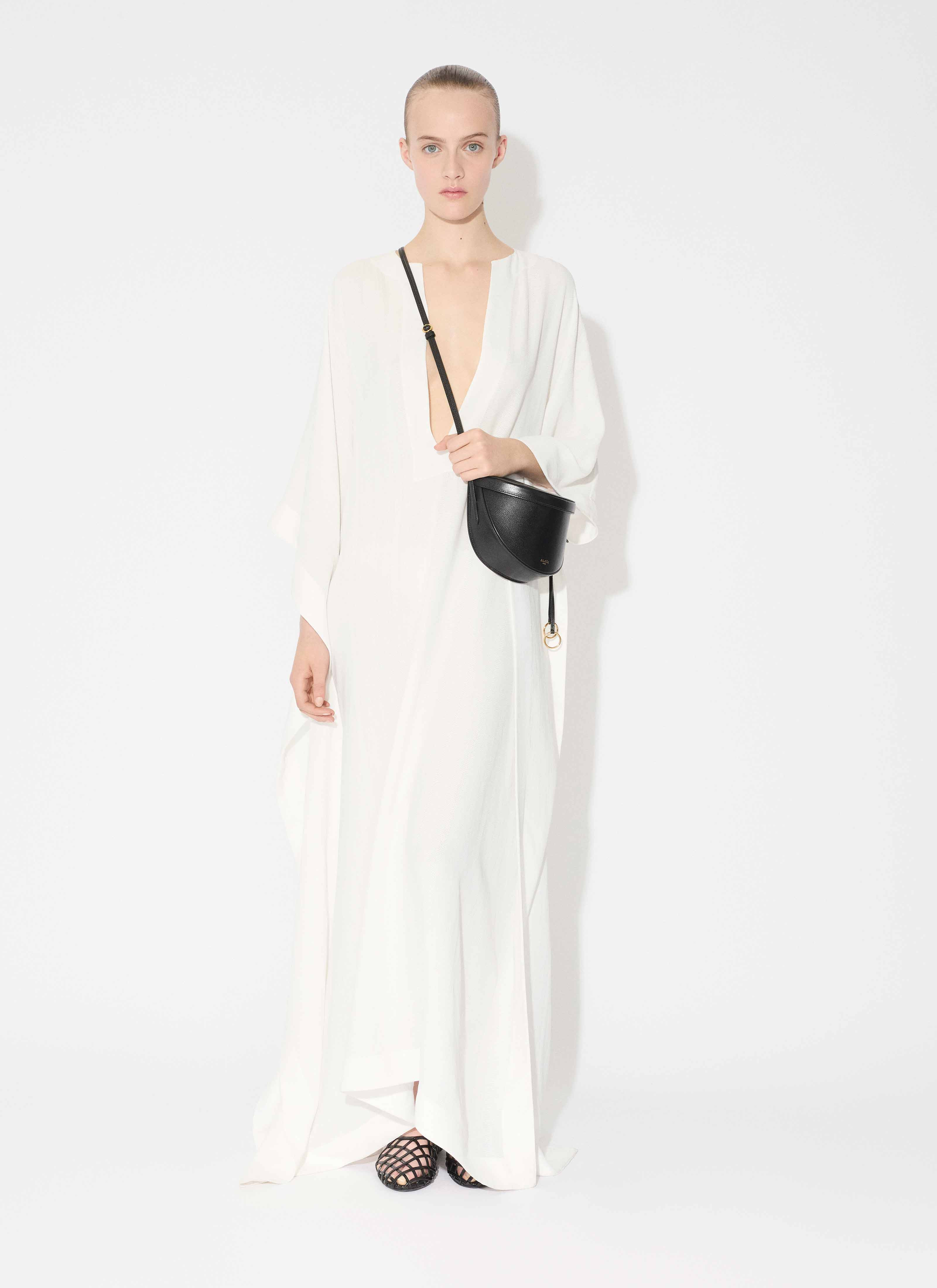 CREPE OVERSIZED KAFTAN DRESS - 2