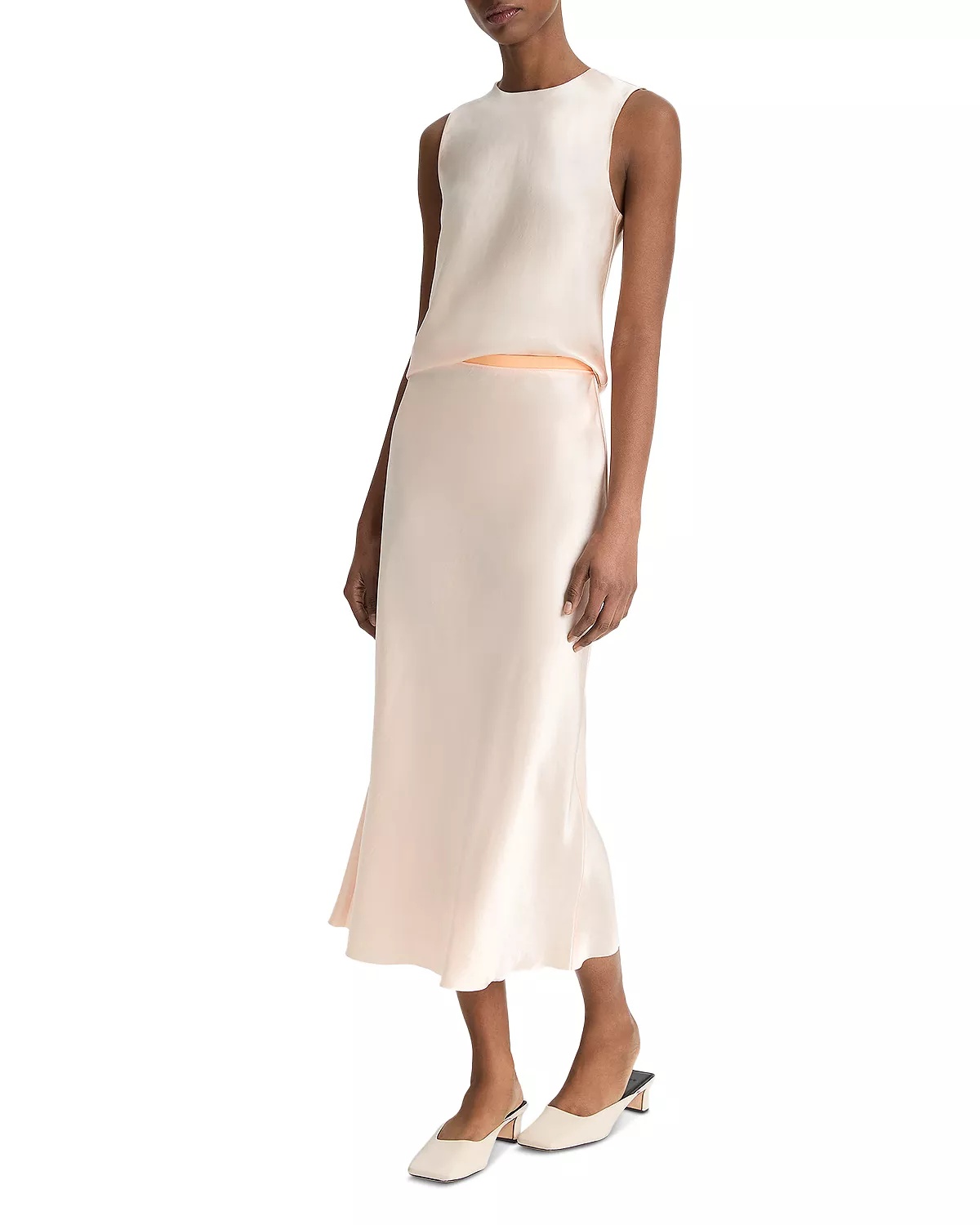 Midi Slip Skirt - 2
