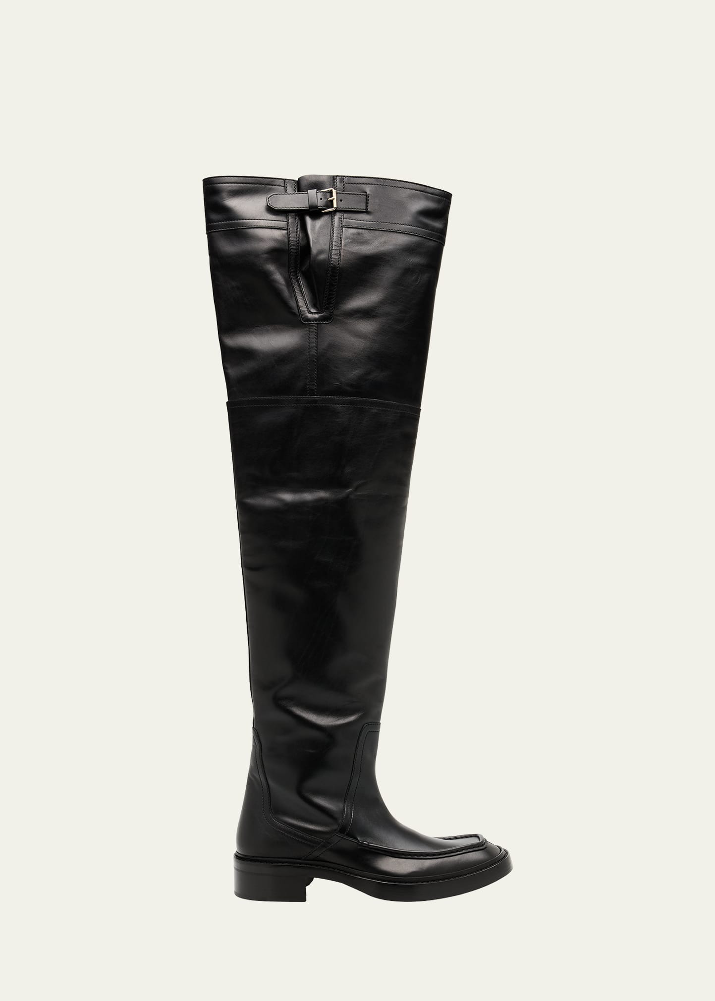 Men's Joe Leather Over-The-Knee Boots - 1